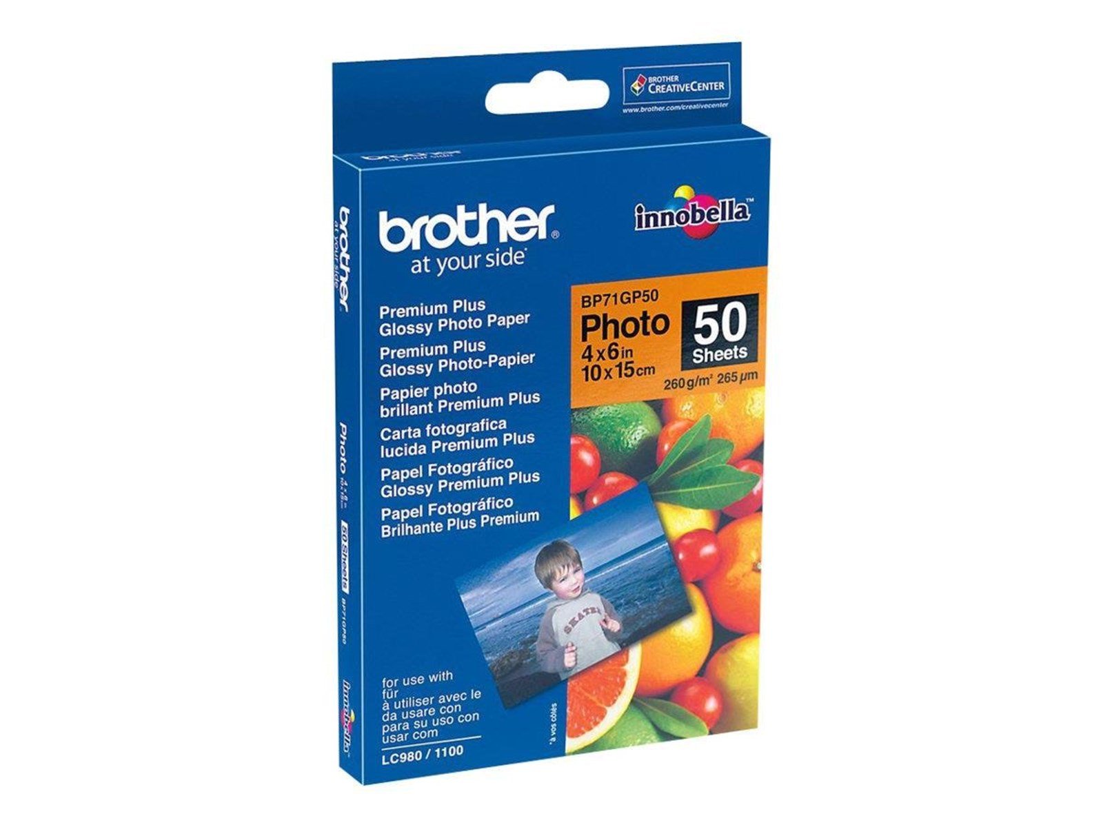 Brother BP - Blankt fotopapir Brother BP - Blankt fotopapir